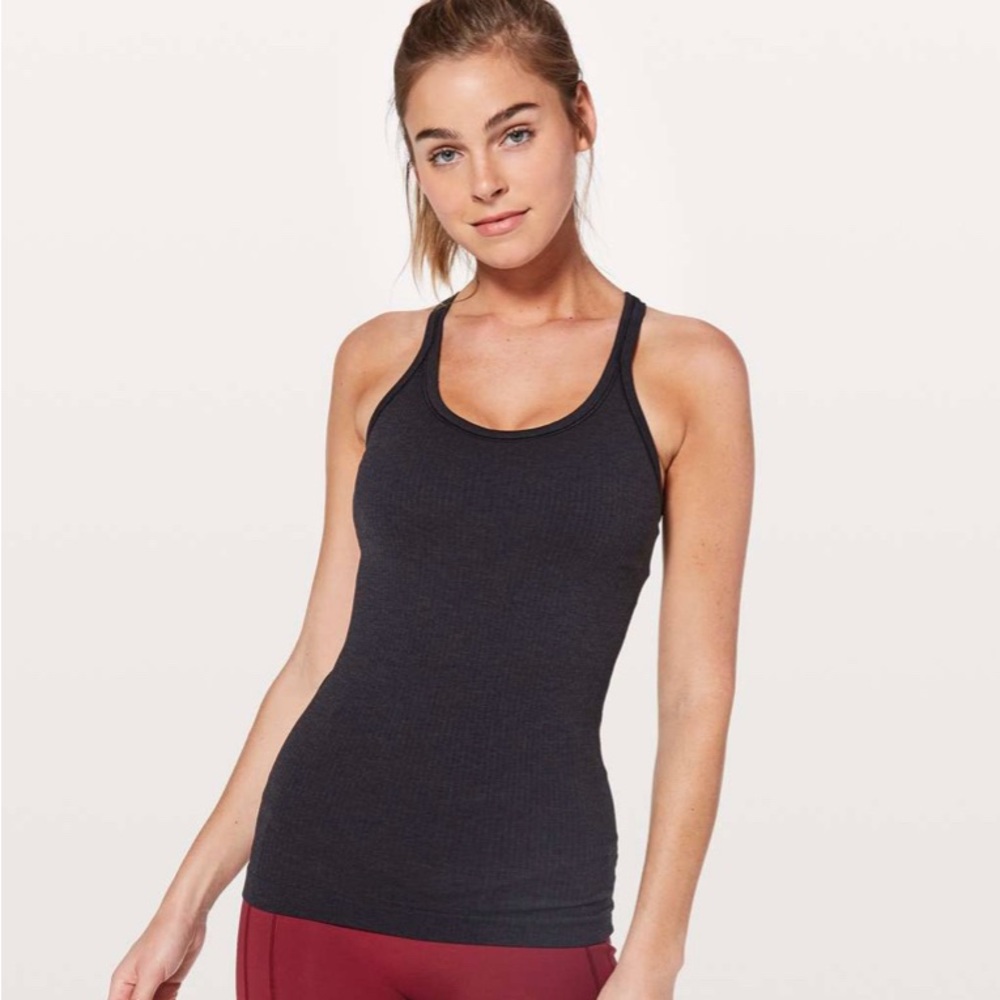 Lululemon Ebb To Street Tank II in Black